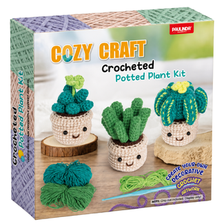 Cozy Craft Crochet Kit - Potted Cactus
