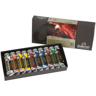 Royal Talens Rembrandt Professional Oil Colour Paint Set 10x15ml Tubes