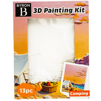 Byron 3D Relief Painting Kit 13pc - Camping