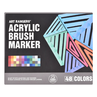 Art Rangers Acrylic Brush Marker Set of 48