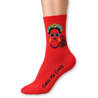 Da FEETci Art Socks - Kahlo Me Crazy AU 5-8