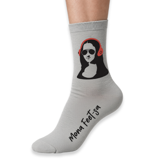 Da FEETci Art Socks - Mona Feetsa AU 9-12