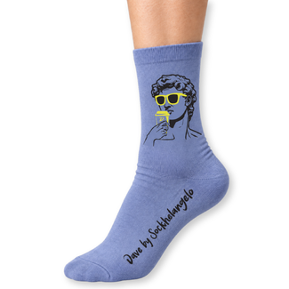 Da FEETci Art Socks - Dave by Sockhelangelo AU 9-12