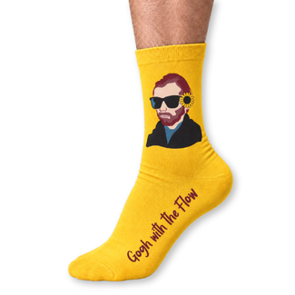 Da FEETci Art Socks - Gogh With The Flow AU 9-12