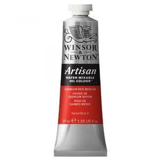 Winsor & Newton Artisan Water Mixable Oil Colour 37ml S2 - Cadmium Red Medium