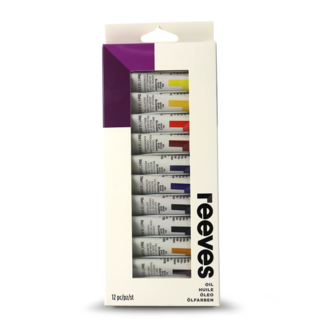 Reeves Paint Set - Oil 12 x 12ml