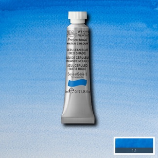Winsor & Newton Professional Watercolour 5ml S3 - Cerulean Blue (Red Shade)