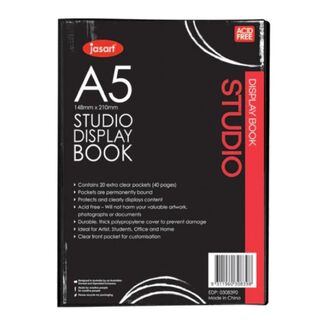 Jasart Studio Display Book 20 Pocket - A5
