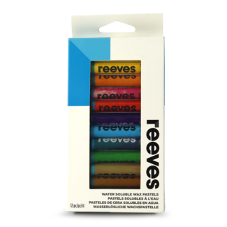 Reeves Water Soluble Wax Pastels Set Of 12