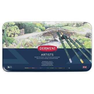 Derwent Artist Colouring Pencil Tin Of 36