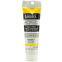 Liquitex Heavy Body Acrylic Paint 59ml - Cadmium Yellow Medium Hue 830 Series 1A