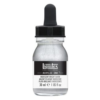 Liquitex Professional Acrylic Ink 30ml - Iridescent Bright Silver 236
