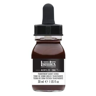 Liquitex Professional Acrylic Ink 30ml - Transparent Burnt Sienna 129