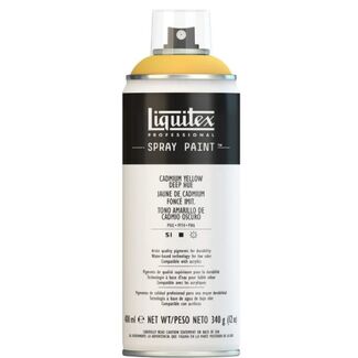 Liquitex 400ml Professional Acrylic Spray Paint - Cadmium Yellow Deep Hue