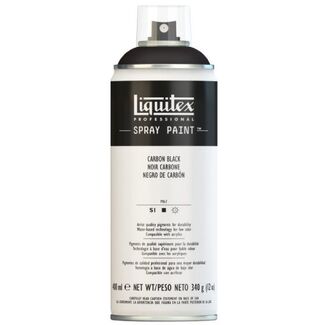 Liquitex 400ml Professional Acrylic Spray Paint - Carbon Black