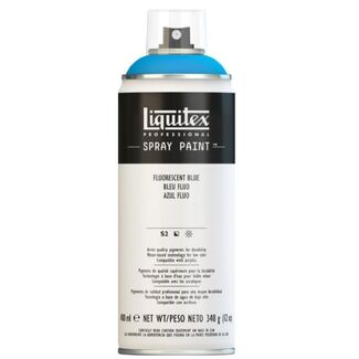 Liquitex 400ml Professional Acrylic Spray Paint - Fluorescent Blue