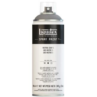 Liquitex 400ml Professional Acrylic Spray Paint - Neutral Grey 5
