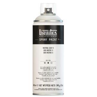 Liquitex 400ml Professional Acrylic Spray Paint - Neutral Grey 8
