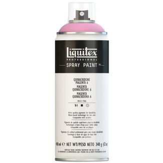 Liquitex 400ml Professional Acrylic Spray Paint - Quinacridone Magenta 6