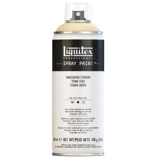 Liquitex 400ml Professional Acrylic Spray Paint - Unbleached Titanium