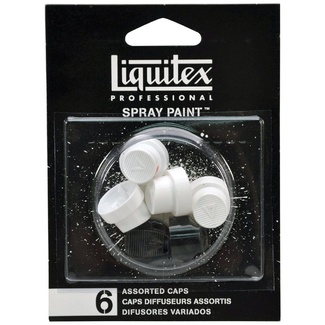 Liquitex Spray Paint Nozzle Pack 6pc - Assorted