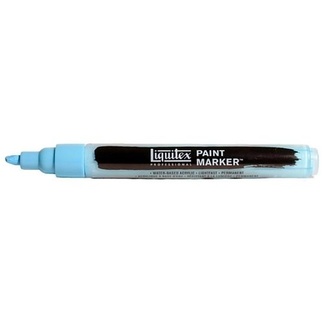 Liquitex Paint Marker Fine 4mm Nib - Light Blue Permanent