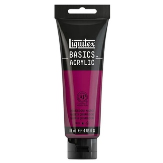 Liquitex Basics Acrylic Paint 118ml - Quinacridone Magenta