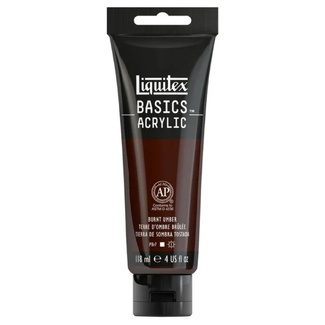 Liquitex Basics Acrylic Paint 118ml - Burnt Umber