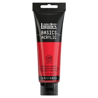 Liquitex Basics Acrylic Paint 118ml - Cadmium Red Medium Hue