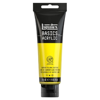 Liquitex Basics Acrylic Paint 118ml - Cadmium Yellow Light Hue