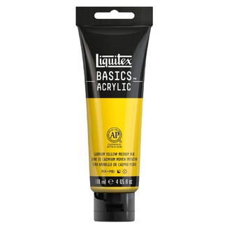 Liquitex Basics Acrylic Paint 118ml - Cadmium Yellow Medium Hue