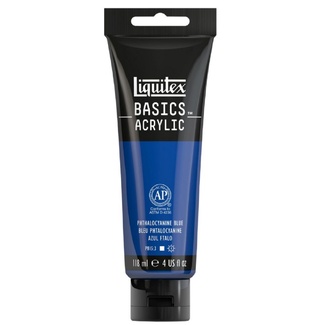 Liquitex Basics Acrylic Paint 118ml - Phthalo Blue