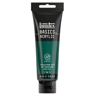 Liquitex Basics Acrylic Paint 118ml - Phthalo Green