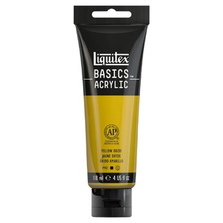 Liquitex Basics Acrylic Paint 118ml - Yellow Oxide