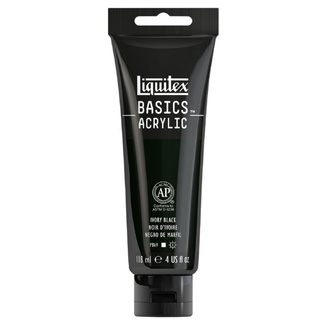 Liquitex Basics Acrylic Paint 118ml - Ivory Black