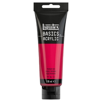 Liquitex Basics Acrylic Paint 118ml - Primary Red