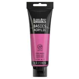 Liquitex Basics Acrylic Paint 118ml - Medium Magenta