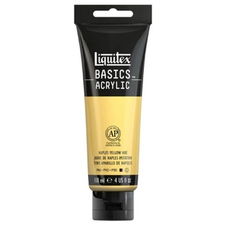 Liquitex Basics Acrylic Paint 118ml - Naples Yellow