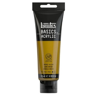 Liquitex Basics Acrylic Paint 118ml - Bronze Yellow
