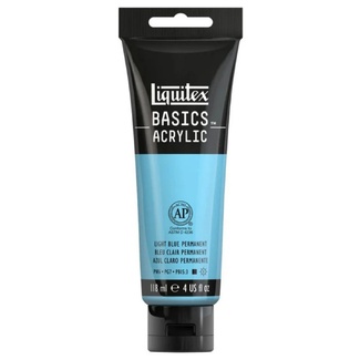 Liquitex Basics Acrylic Paint 118ml - Light Blue Permanent