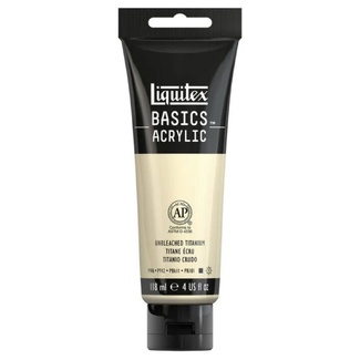 Liquitex Basics Acrylic Paint 118ml - Unbleached Titanium