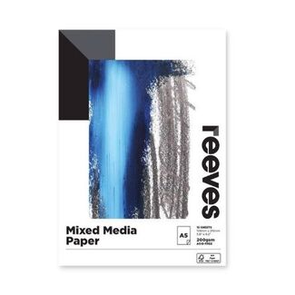 Reeves Mixed Media Pad A5 200gsm 15 Sheets