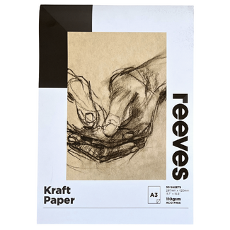 Reeves Kraft Paper Pad A3 110gsm 50 Sheets