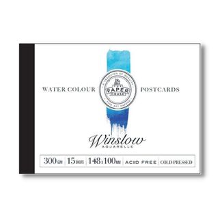 The Paper House - Winslow Watercolour Postcards 148 x 100mm 300gsm 15 Sheets - Medium (Cold Pressed)