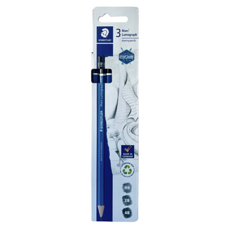 Staedtler Mars Lumograph Graphite Pencils 3pc 