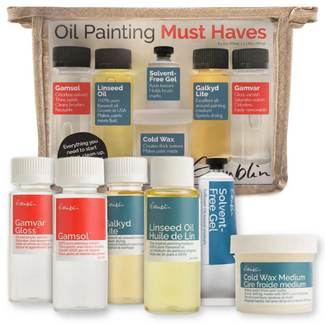 Gamblin Oil Painting Must Haves Medium Set 6pc