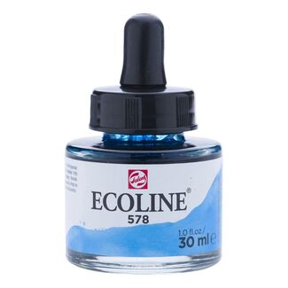 Ecoline Liquid Watercolour 30ml - Sky Blue Cyan