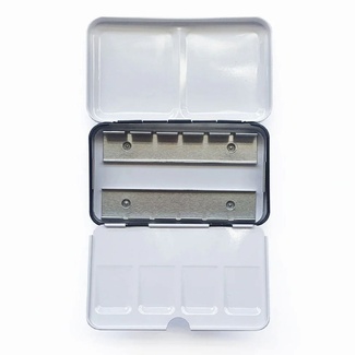 Mungyo Empty Watercolour Tin Case Palette - Small