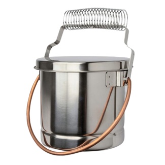 Metal Brush Washer Bucket with Holder