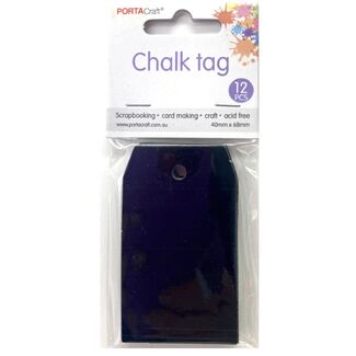 Portacraft Chalk Tags 40 x 68mm - 8 Pack